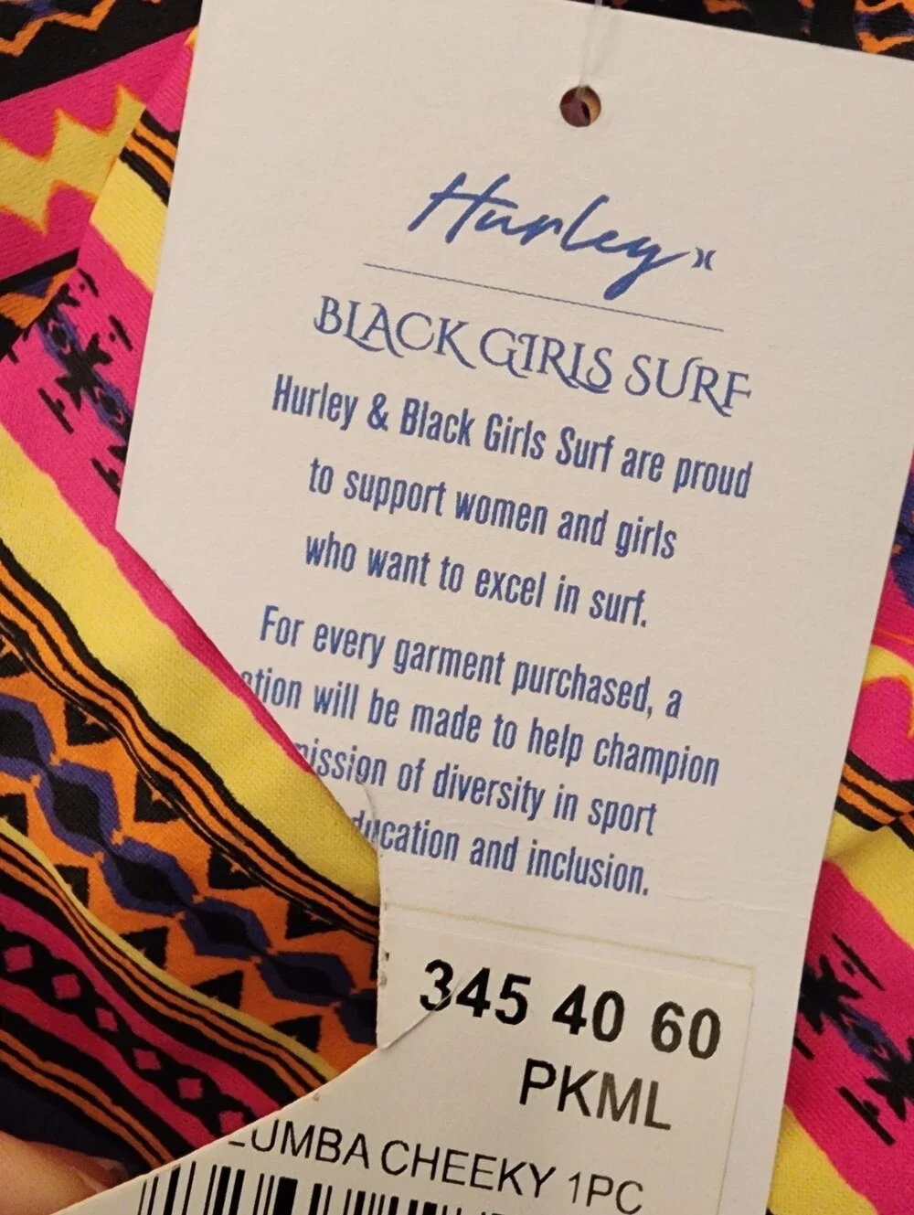 Hurley Women Surf UPF 50+ Zumba Cheeky High Leg One-Piece Swimsuit